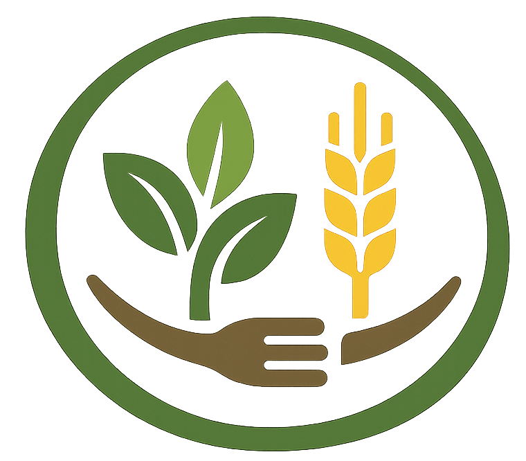 Illustration representing regenerative food systems, land, and community